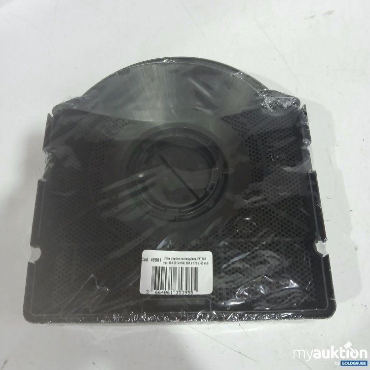 Artikel Nr. 989419 Artikel Nr. 989419: Filtre oharbon raotanguiaire FAT303 Type 303 208x170x40mm