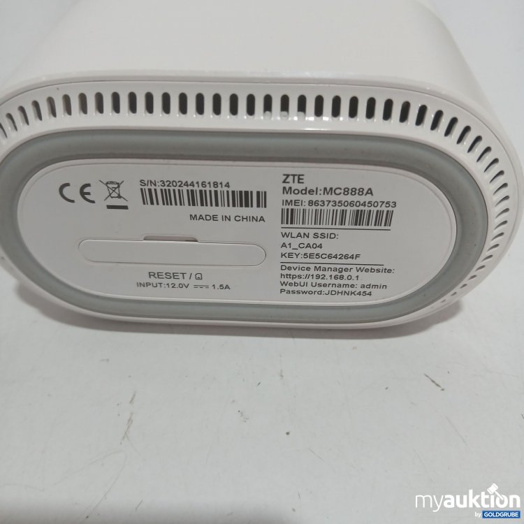 Artikel Nr. 992419: ZTE Corporation MC888A 