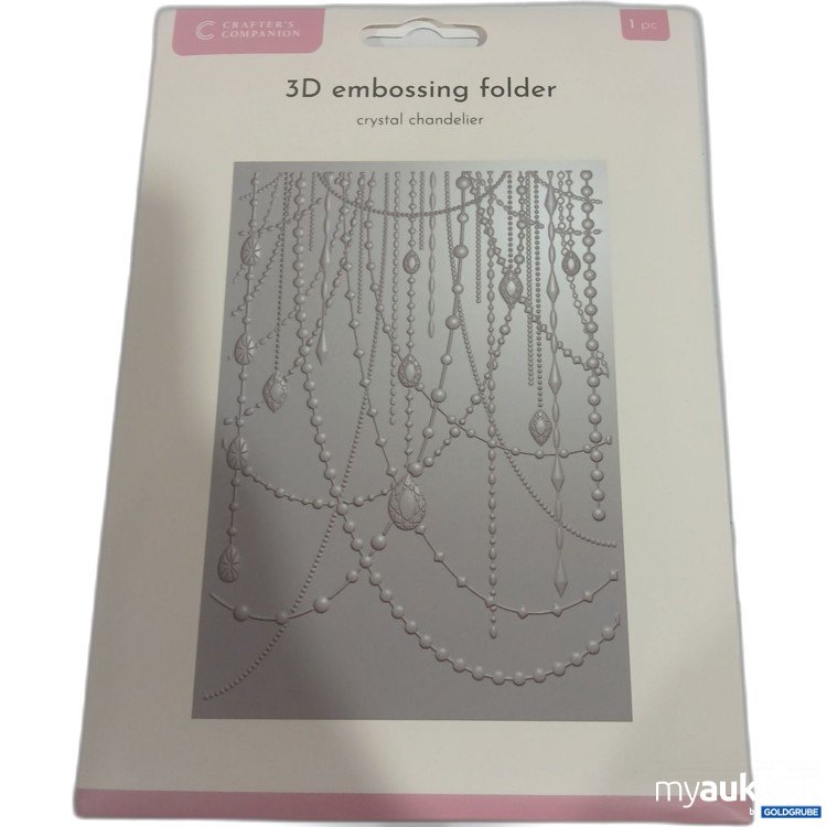 Artikel Nr. 996419: Crafter's Companion 3D embossing folder crystal chandelier 1Pc. 