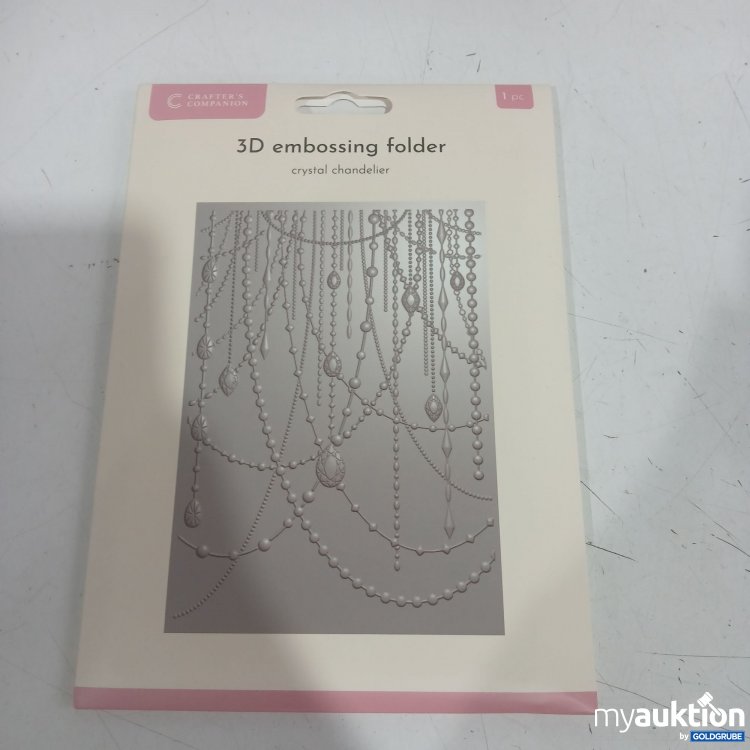 Artikel Nr. 996419: Crafter's Companion 3D embossing folder crystal chandelier 1Pc. 