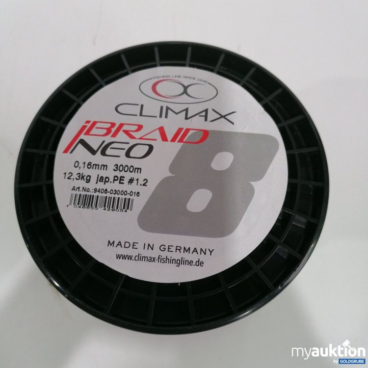 Artikel Nr. 439420: Climax iBraid Neo 0.16mm, 3000m, grün