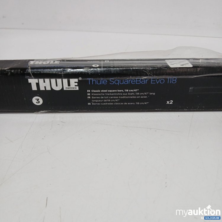 Artikel Nr. 441420: Thule Klassische Vierkantrohre aus Stahl 118cm lang 2stk  712200