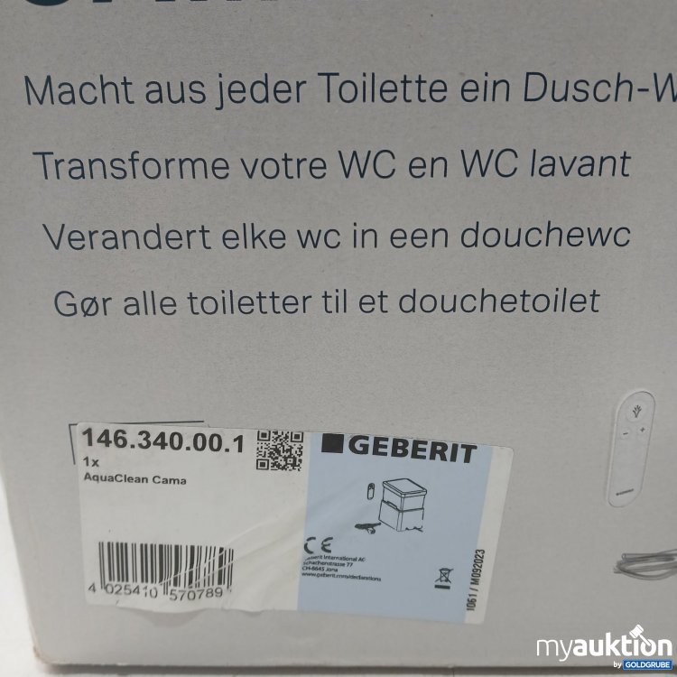 Artikel Nr. 468420: Geberit AquaClean Cama Dusch-WC Aufsatz
Art.Nr 146.340.00.1