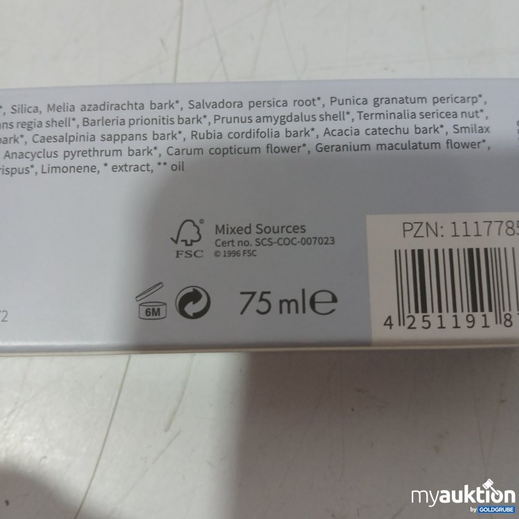 Artikel Nr. 469420: apeiron Auromère Kräuter Zahncreme 75 ml