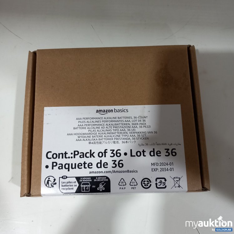 Artikel Nr. 768420 Artikel Nr. 768420: Amazon Basics AAA Batterien 36 Stück