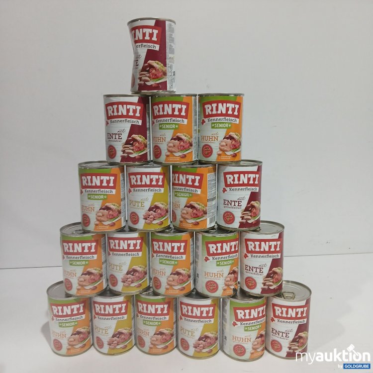 Artikel Nr. 885420: Diverse Rinti Hundefutter 19x400g 