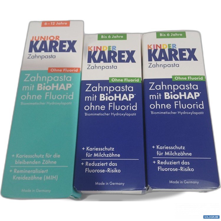 Artikel Nr. 960420: Junior / Kinder Karex Zahnpasta 1x65ml 2x50ml 