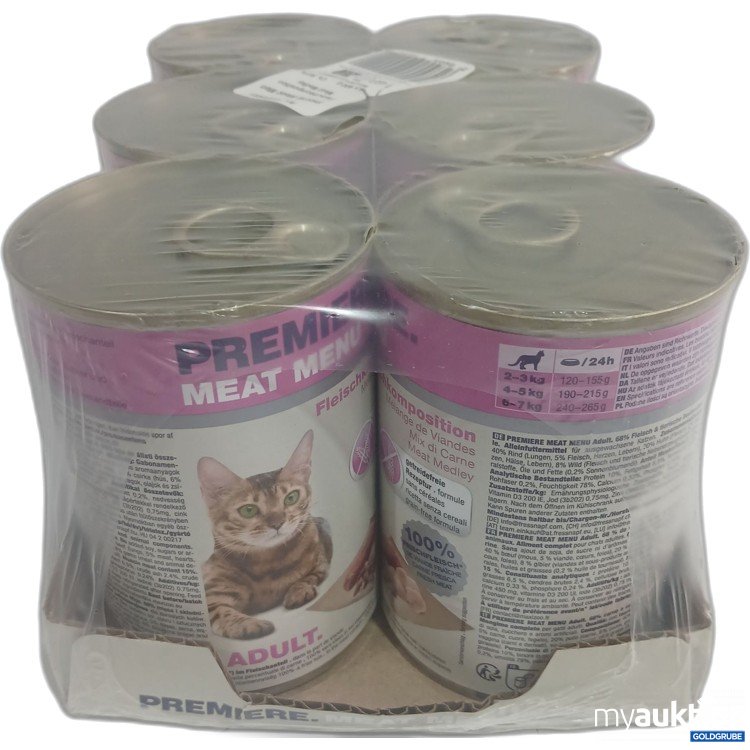 Artikel Nr. 981420 Artikel Nr. 981420: Premiere Meat Katzenfutter Fleischkomposition 6x400g