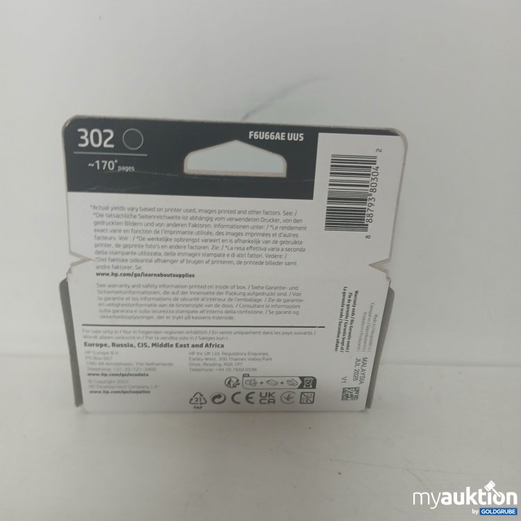 Artikel Nr. 399421 Artikel Nr. 399421: HP 302 Druckerpatrone