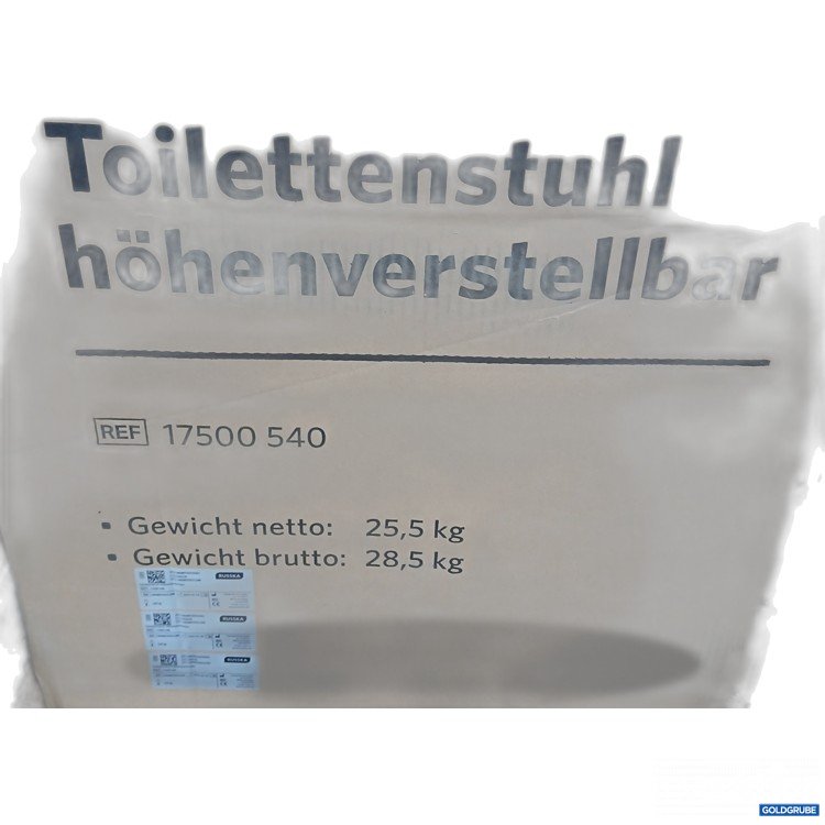Artikel Nr. 441421: Seeger Toilettenstuhl höhenverstellbar 