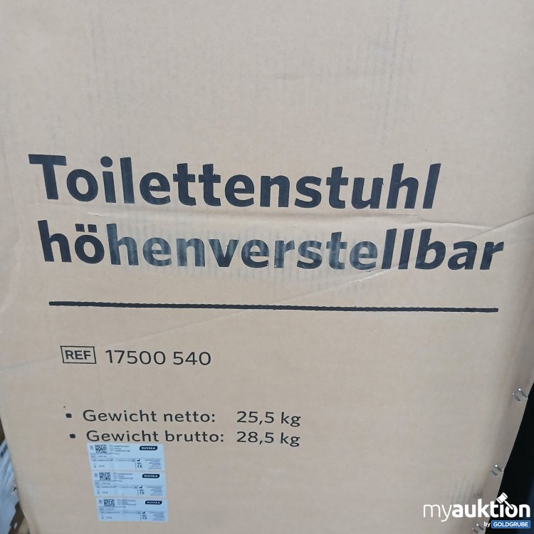 Artikel Nr. 441421: Seeger Toilettenstuhl höhenverstellbar 