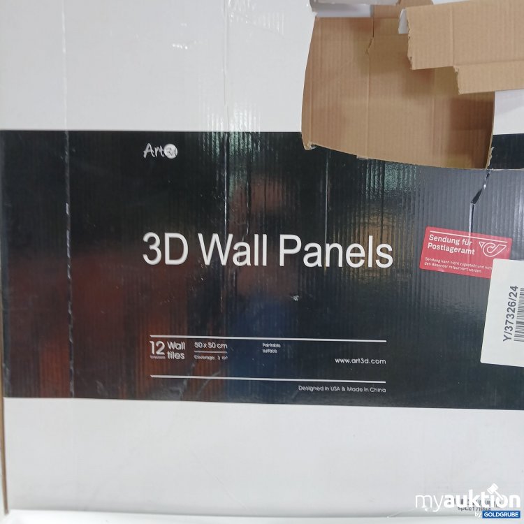 Artikel Nr. 802421 Artikel Nr. 802421: Art3d 3D Wall Panels 12 shk 50x50cm