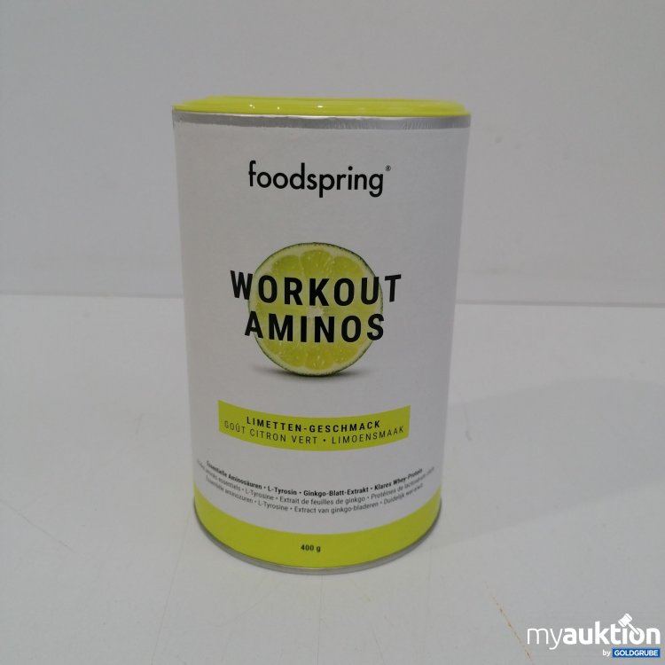 Artikel Nr. 850421 Artikel Nr. 850421: Foodspring Workout Aminous Limette 400g