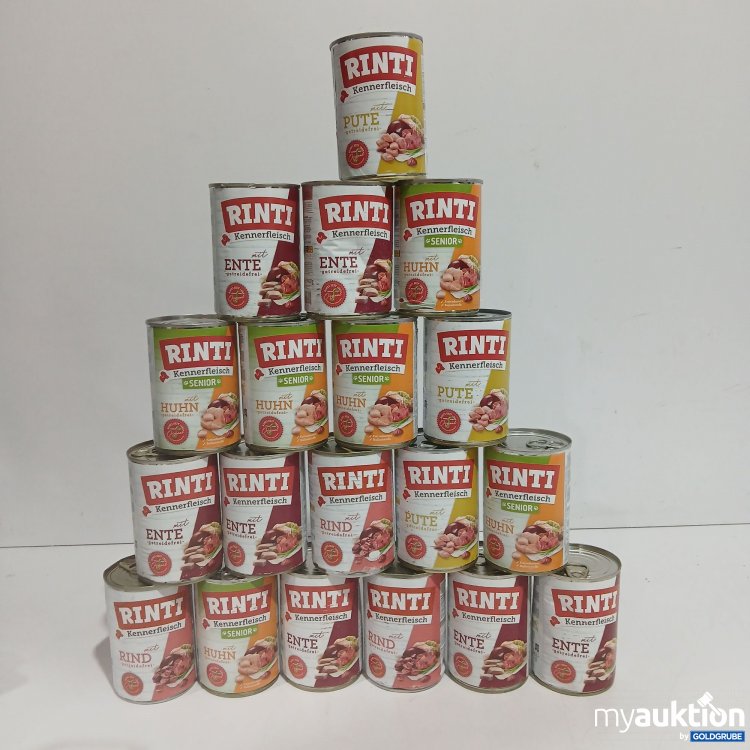 Artikel Nr. 885421: Diverse Rinti Hundefutter 19x400g