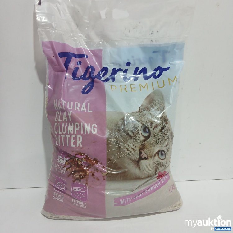 Artikel Nr. 897421: Tigerino Premium Natural Clay Clumping Litter 12kg 
