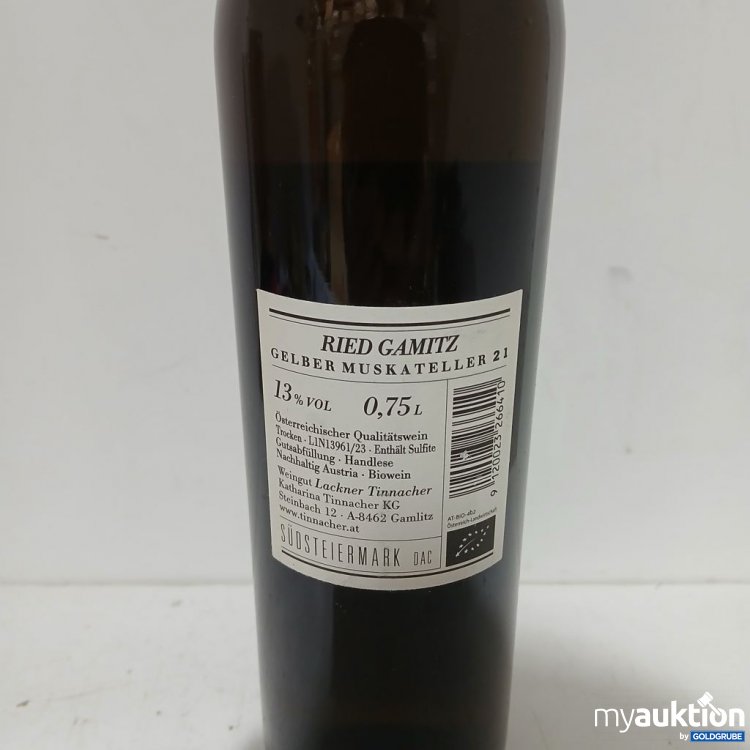 Artikel Nr. 930421: Ried Gamitz Gelber Muskateller 21 0.75 l