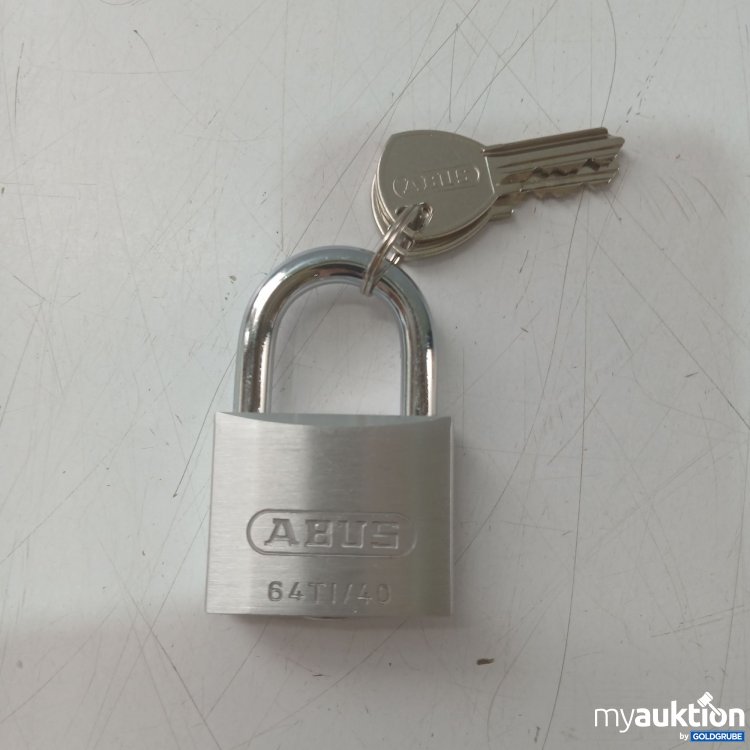 Artikel Nr. 933421 Artikel Nr. 933421: Abus Titanium Schloss 64TI/40 mit 2 Schlüssel