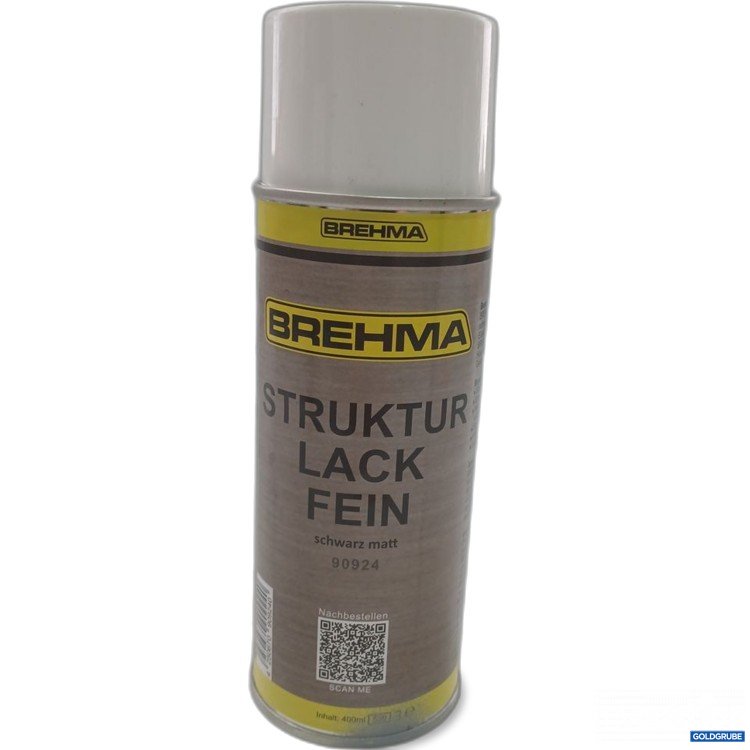 Artikel Nr. 969421 Artikel Nr. 969421: Brehma Struktur Lack Fein schwarz matt 400ml
