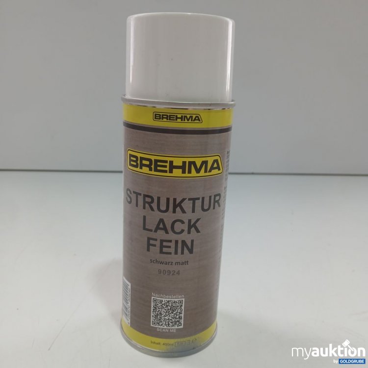 Artikel Nr. 969421 Artikel Nr. 969421: Brehma Struktur Lack Fein schwarz matt 400ml