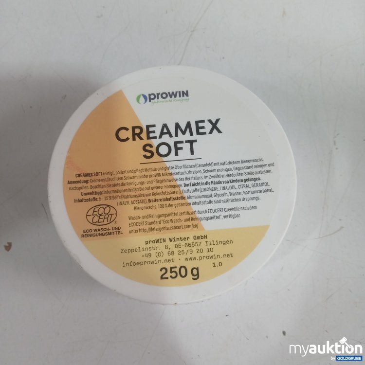 Artikel Nr. 986421 Artikel Nr. 986421: Prowin Creamex soft 250g