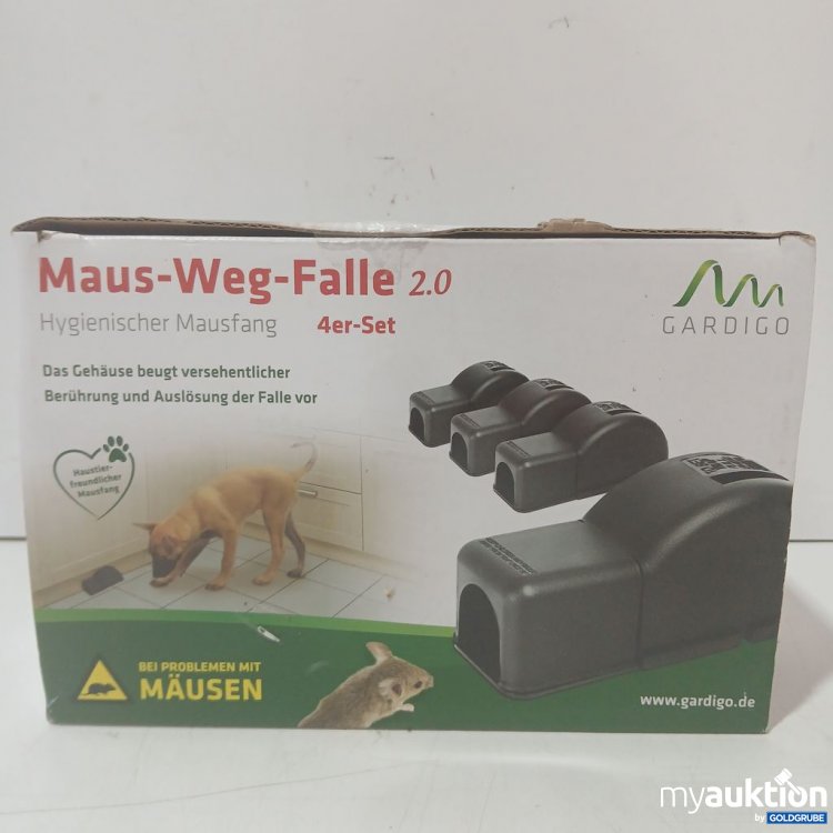 Artikel Nr. 993421 Artikel Nr. 993421: Gardigo Maus-Weg-Falle 2.0 Hygienischer Mäusefang 4er-Set