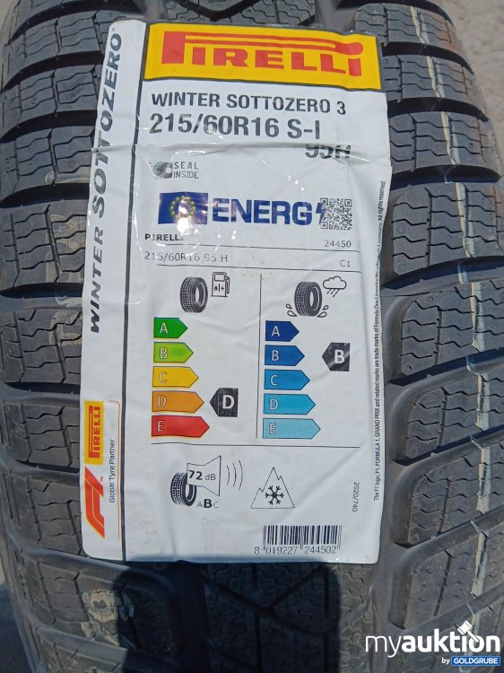 Artikel Nr. 440422 Artikel Nr. 440422: Pirelli Winter Sottozero 3 215/60R16 S-I 95H