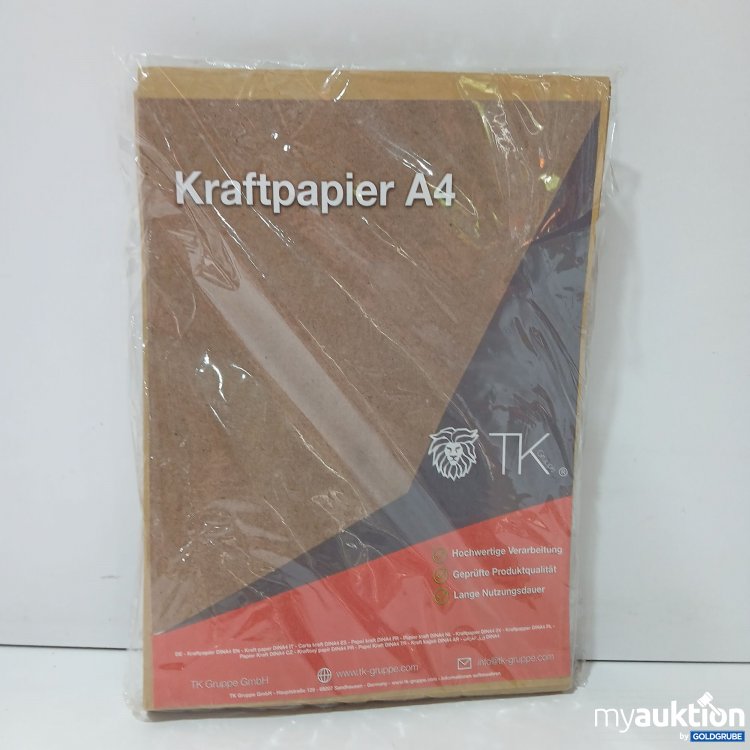 Artikel Nr. 840422 Artikel Nr. 840422: TK Kraftpapier A4 100stk