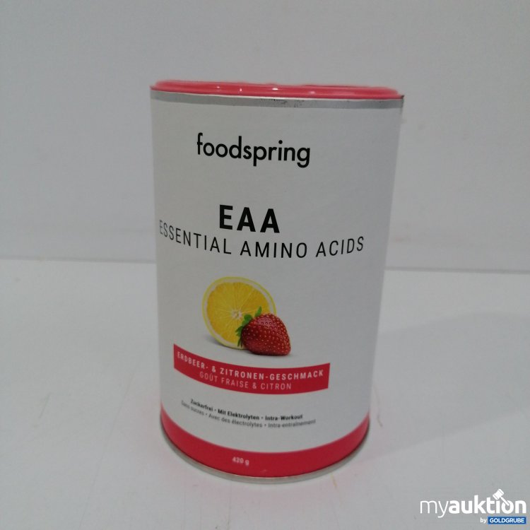 Artikel Nr. 850422 Artikel Nr. 850422: Foodspring EAA Erdbeer /Zitrone 420g