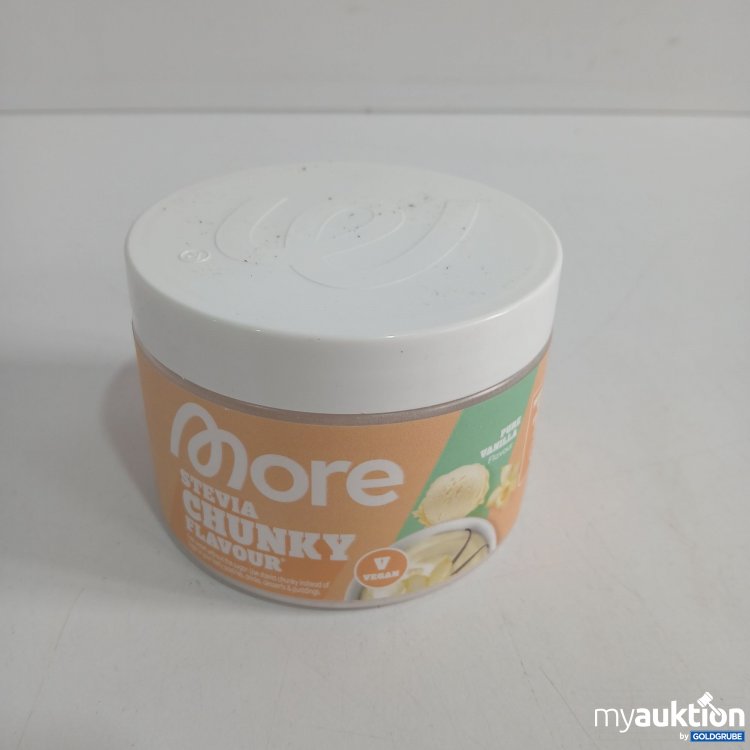 Artikel Nr. 855422 Artikel Nr. 855422: More Stevia Chunky Flavour Pure Vanilla Flavour 150g