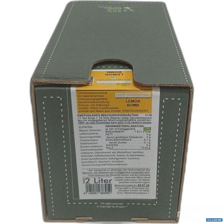 Artikel Nr. 884422: JuiceBox Lemon Bomb 2l