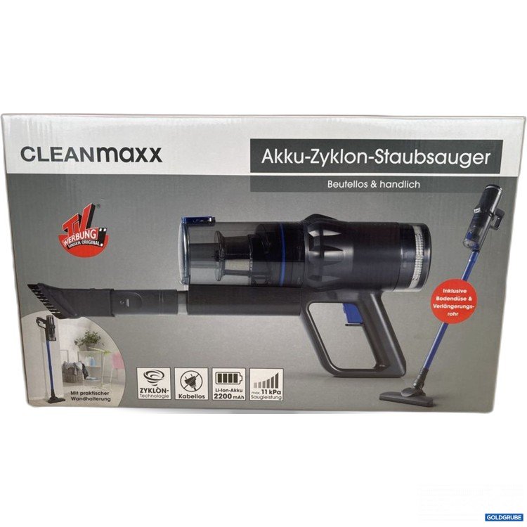 Artikel Nr. 921422: CLEANmaxx Akku-Zyklon-Staubsauger 500ml