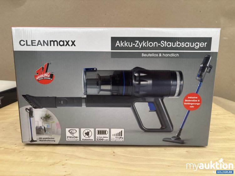 Artikel Nr. 921422: CLEANmaxx Akku-Zyklon-Staubsauger 500ml
