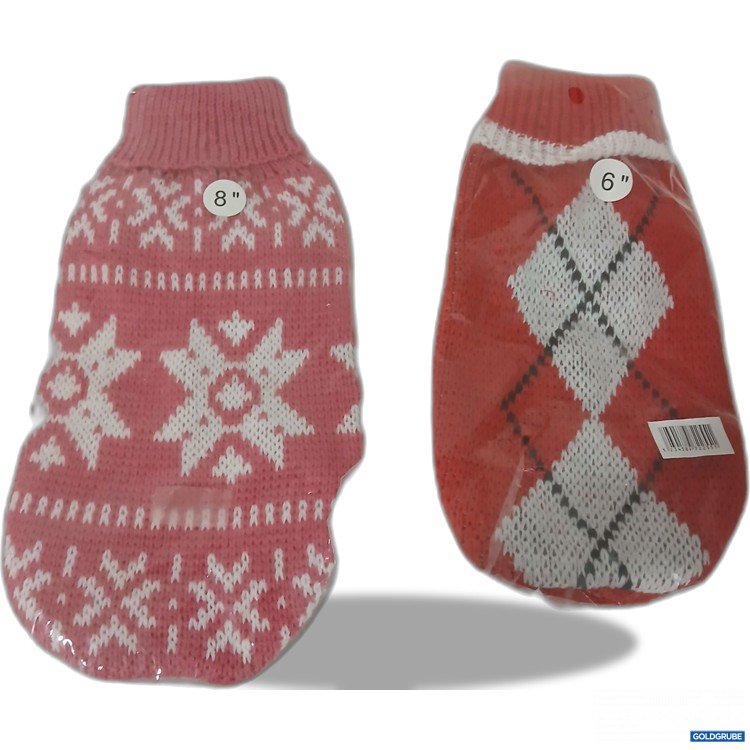 Artikel Nr. 929422: Hundepullover Rosa ca 20cm + Rot ca 15cm