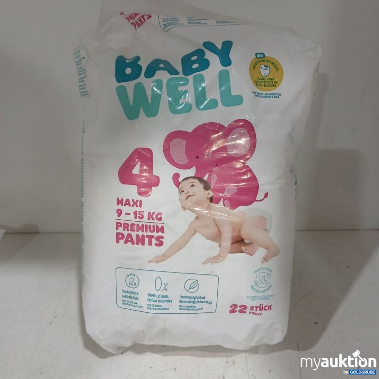 Artikel Nr. 934422 Artikel Nr. 934422: Baby Well Premium Pants Maxi 22 Stück 15kg