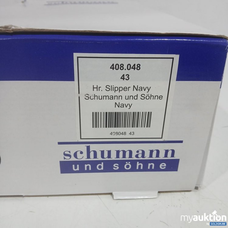 Artikel Nr. 991422 Artikel Nr. 991422: Schumann und Söhne Slipper Navy