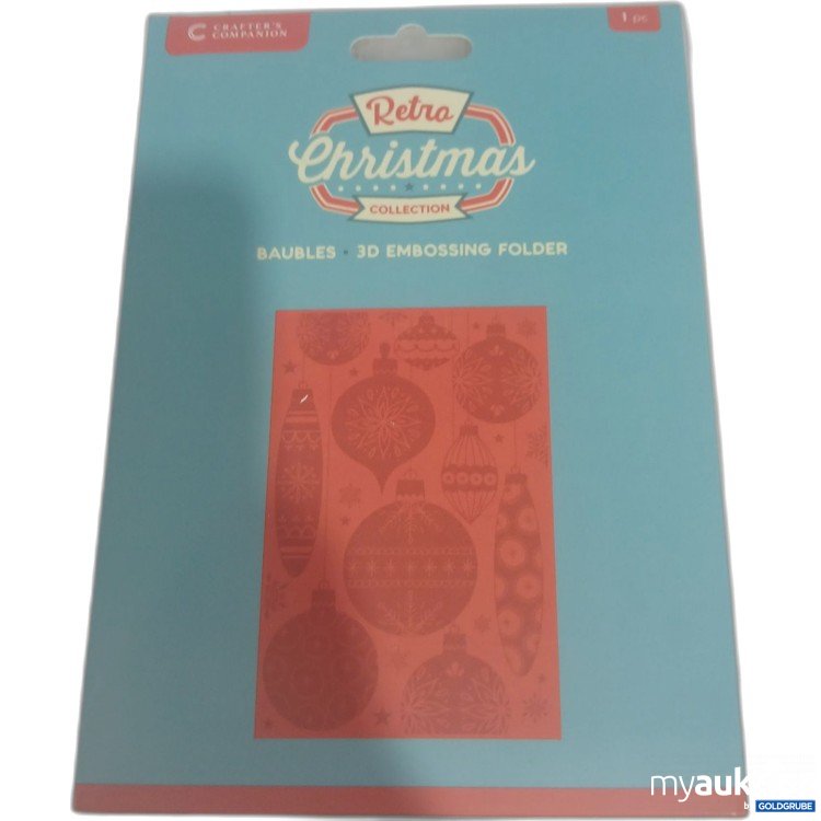 Artikel Nr. 996422: Crafter's Companion Retra Christmas Collection Baubles 1Pc. 