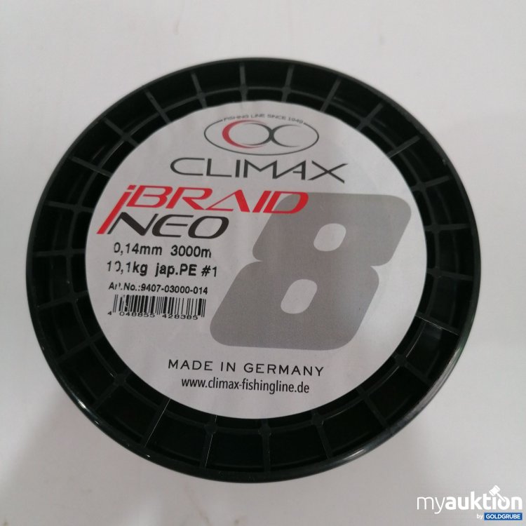 Artikel Nr. 439423: Climax iBraid Neo 0.14mm, 3000m, grau