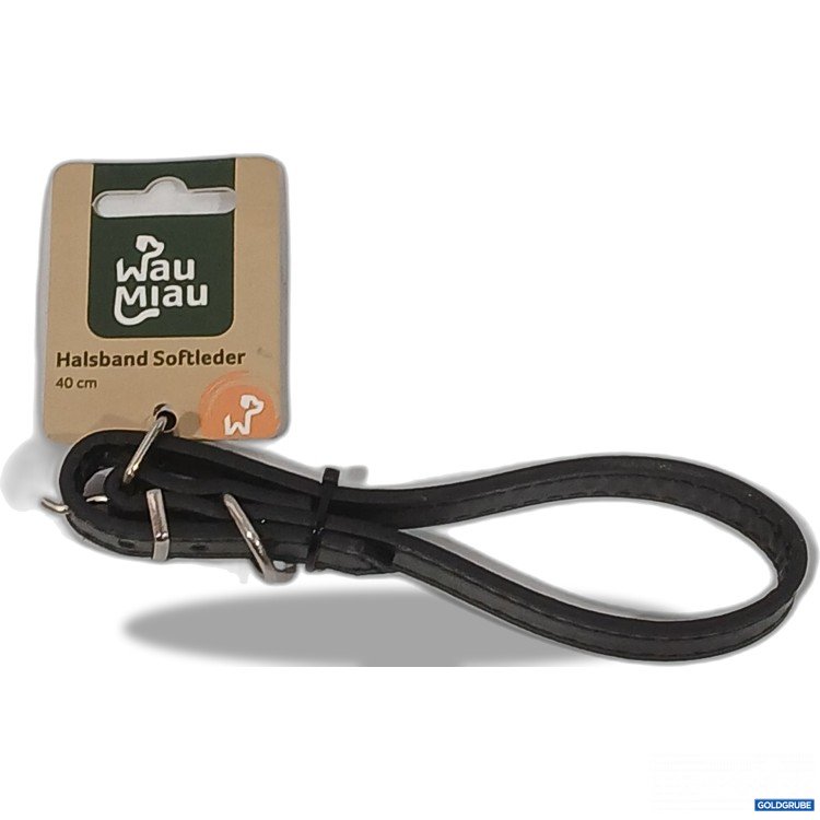 Artikel Nr. 523423: WauMiau Halsband Softleder 40cm