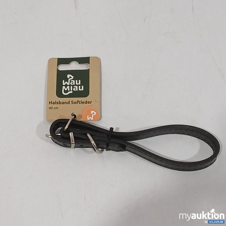 Artikel Nr. 523423: WauMiau Halsband Softleder 40cm