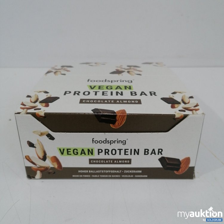 Artikel Nr. 850423 Artikel Nr. 850423: Foodspring Vegan Protein Bar Chocolate Almond 12x 60g