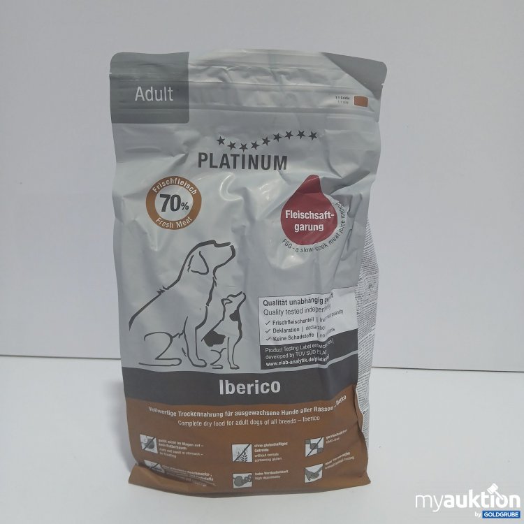 Artikel Nr. 857423 Artikel Nr. 857423: Platinum Iberico Trockenfutter für Hunde 5kg