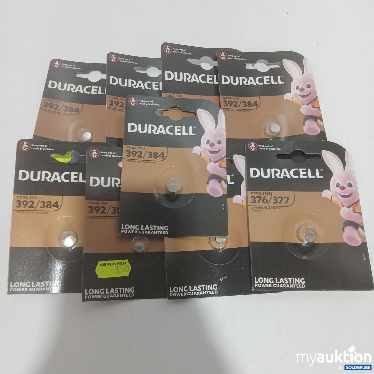 Artikel Nr. 906423 Artikel Nr. 906423: Duracell SR41 392/384 9 Stück