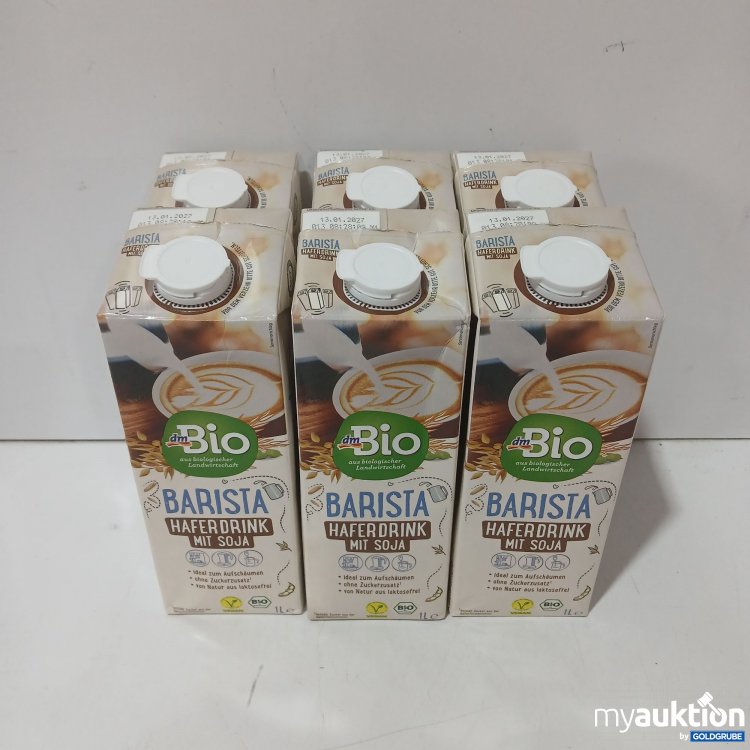Artikel Nr. 970423 Artikel Nr. 970423: DM Bio Barista Haferdrink mit Soja 6×1L