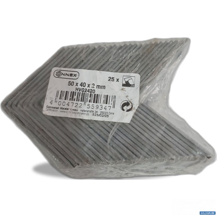 Artikel Nr. 992423 Artikel Nr. 992423: Connex Winkel 50x40x2mm 25Stk