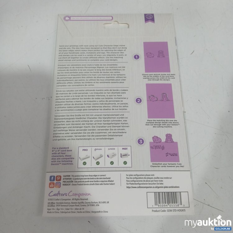 Artikel Nr. 996423 Artikel Nr. 996423: Gemini Stamp and die 13Pc