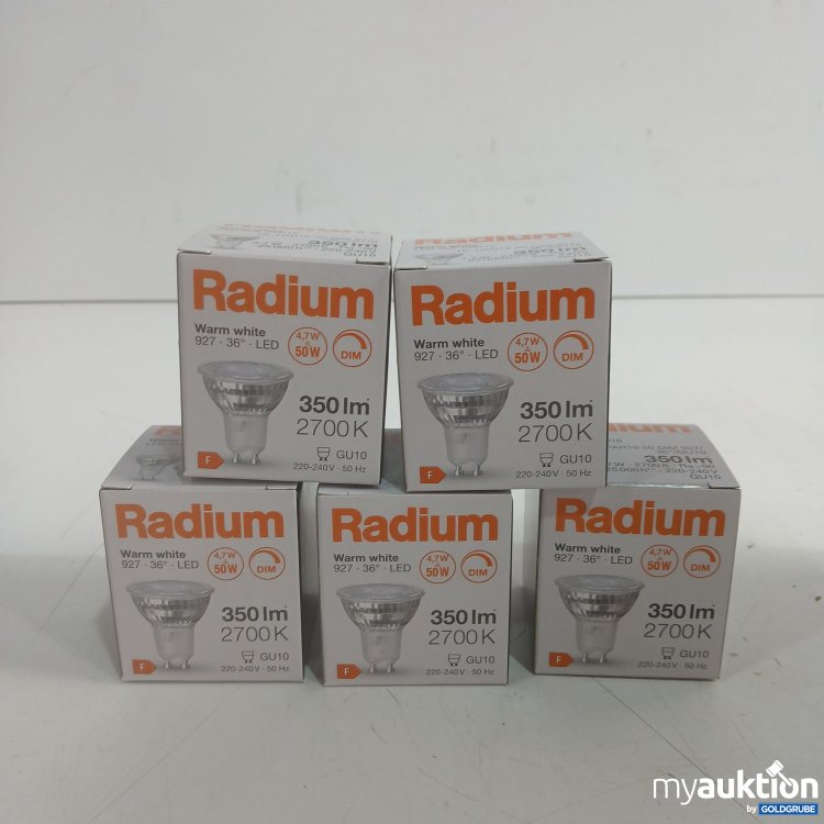 Artikel Nr. 461424 Artikel Nr. 461424: Radium warm white Glühlampe GU10