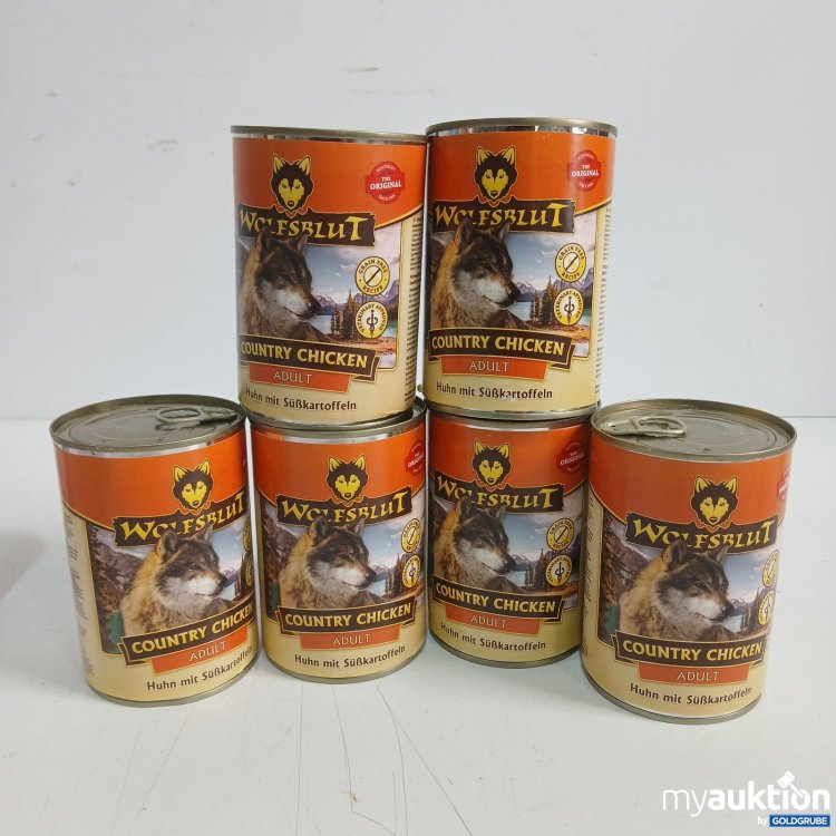 Artikel Nr. 466424: Wolfsblut Country Chicken Adult Hundefutter  6x395g