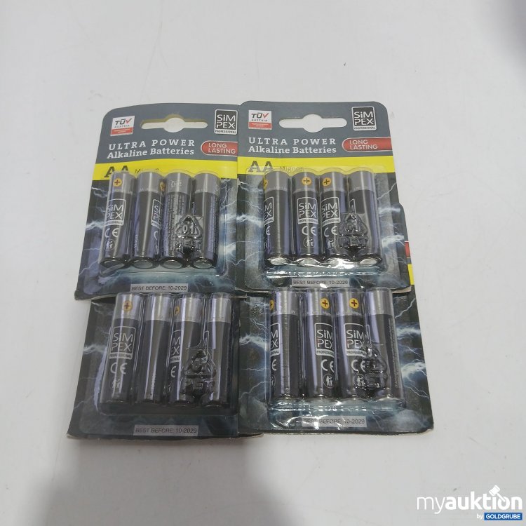Artikel Nr. 522424 Artikel Nr. 522424: Simpex Ultra Power Alkaline Batteries AA 4er Pack x4 Stück