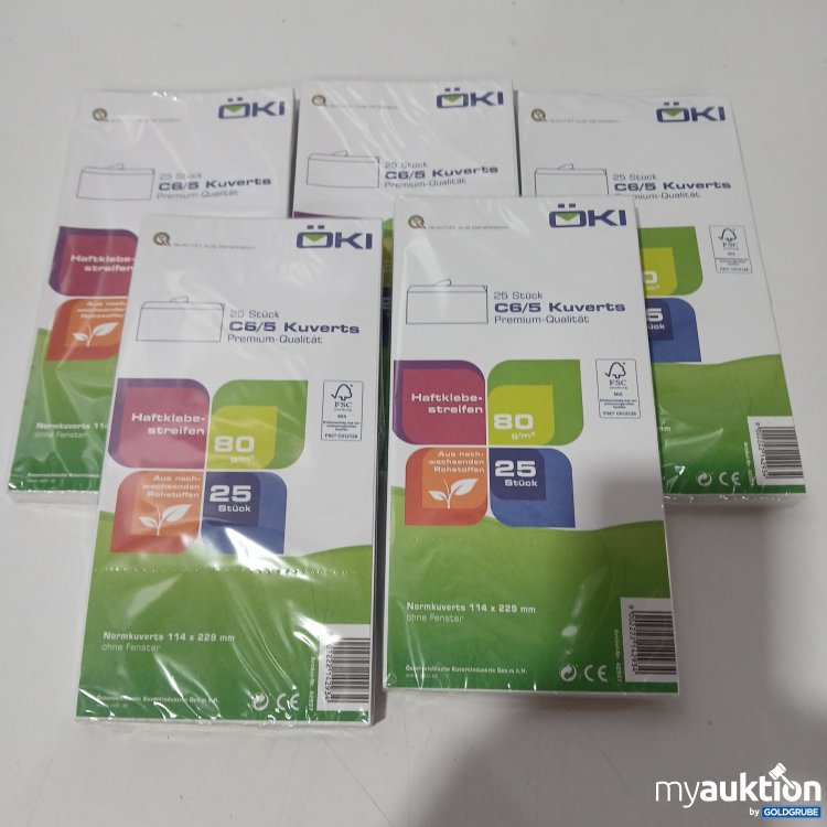 Artikel Nr. 858424 Artikel Nr. 858424: Öki C6/5 Kuverts 5x25stk