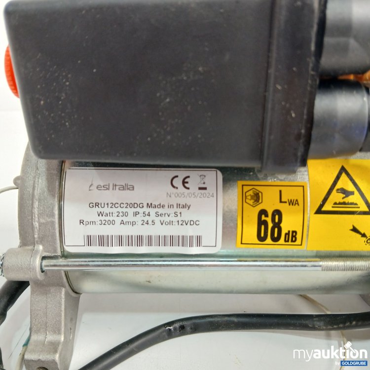 Artikel Nr. 865424: Esiitalia Kompressor GRU12CC20DG 230 Watt IP 54 Serv S1 RPM 3200 Amp 24.5 Volt 12VDC